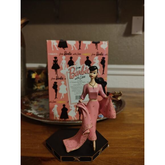 Enesco Barbie A Thousand and One Nights 1996 Barbie With Love 6" - Picture 4 of 12